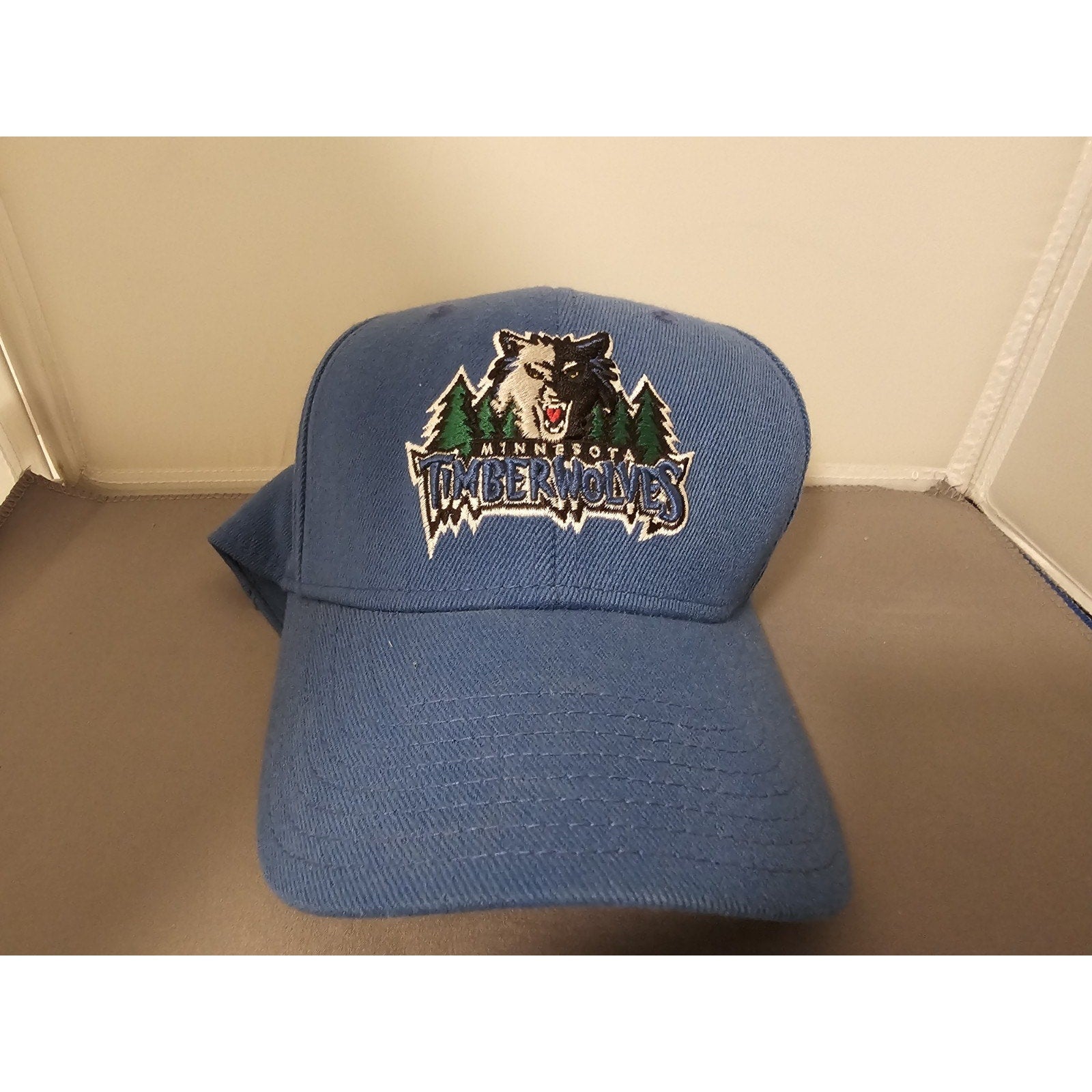 Minnesota Timberwolves Hat/Cap - Blue w/Trees Logo - NBA Elevation - Fitted