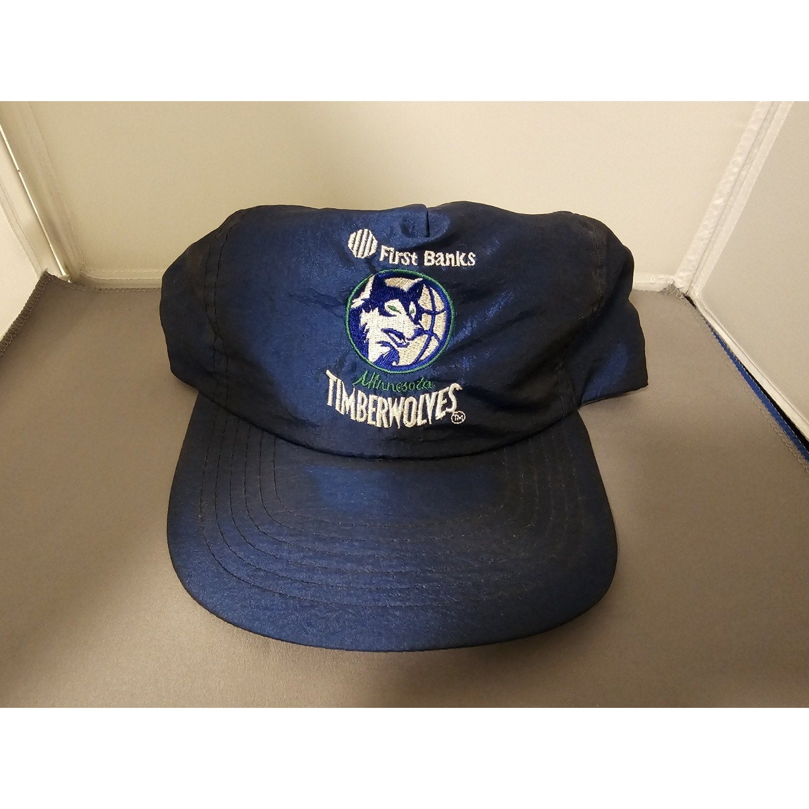 Minnesota Timberwolves Snapback Hat/Cap - SGA by First Banks - Blue w/Shep Nylon