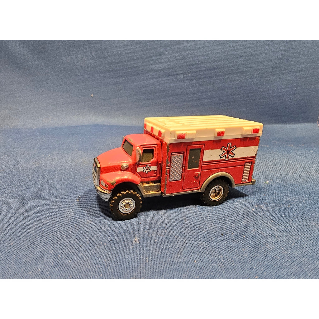 2012 Tonka Funrise #06412 - Red/White Ambulance/Paramedics/Rescue Vehicle -loose