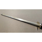 11-1/2" Black Plastic Handle Stainless Steel Knife Sharpener - Very Good