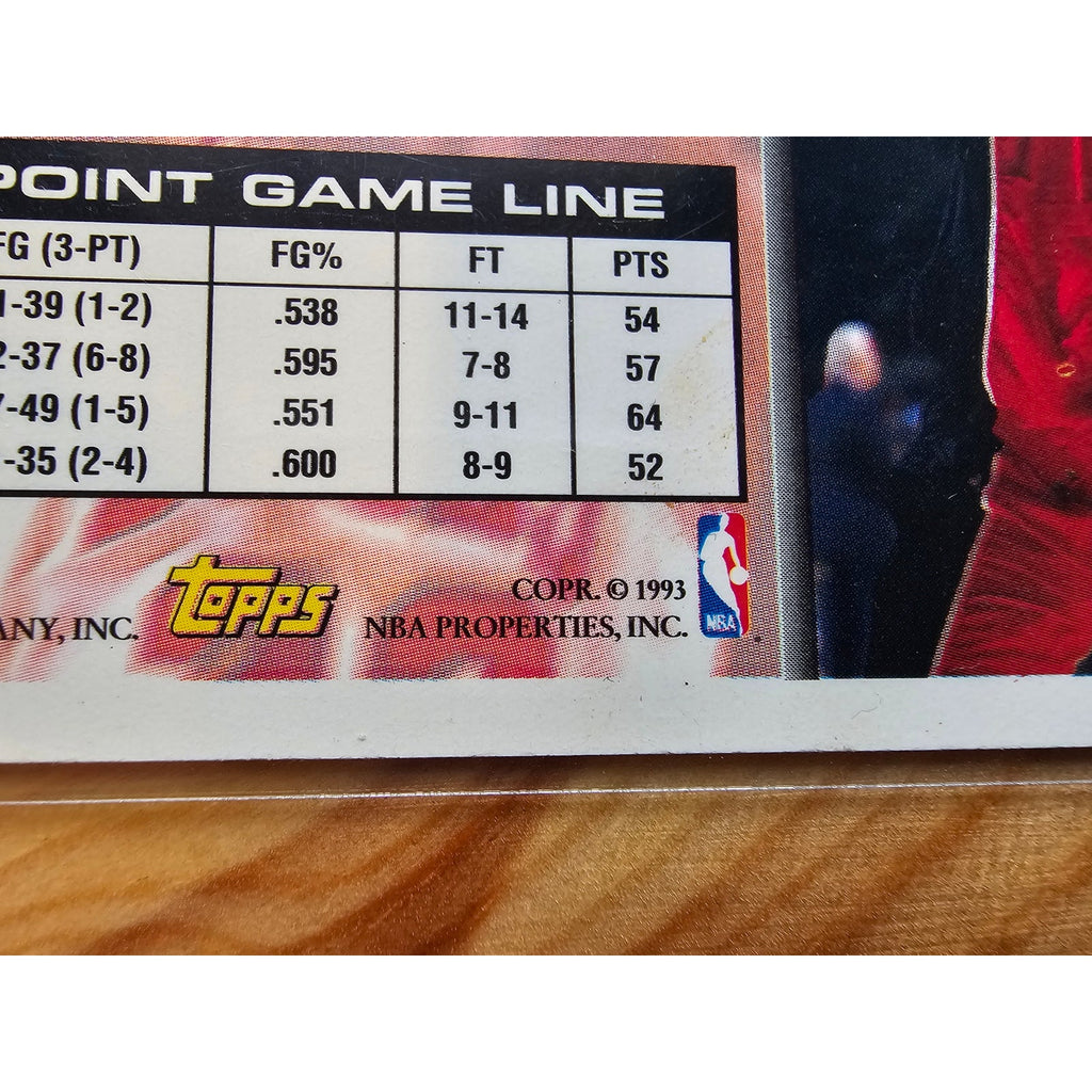 Michael Jordan 1993-1994 Topps #64 50-Point Club - Chicago Bulls - NBA
