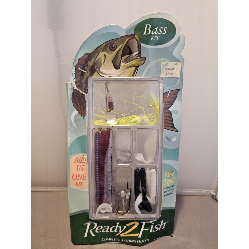 NOS Ready2Fish Bass Kit #TC-55 - Complete Fishing Outfit - 768-689