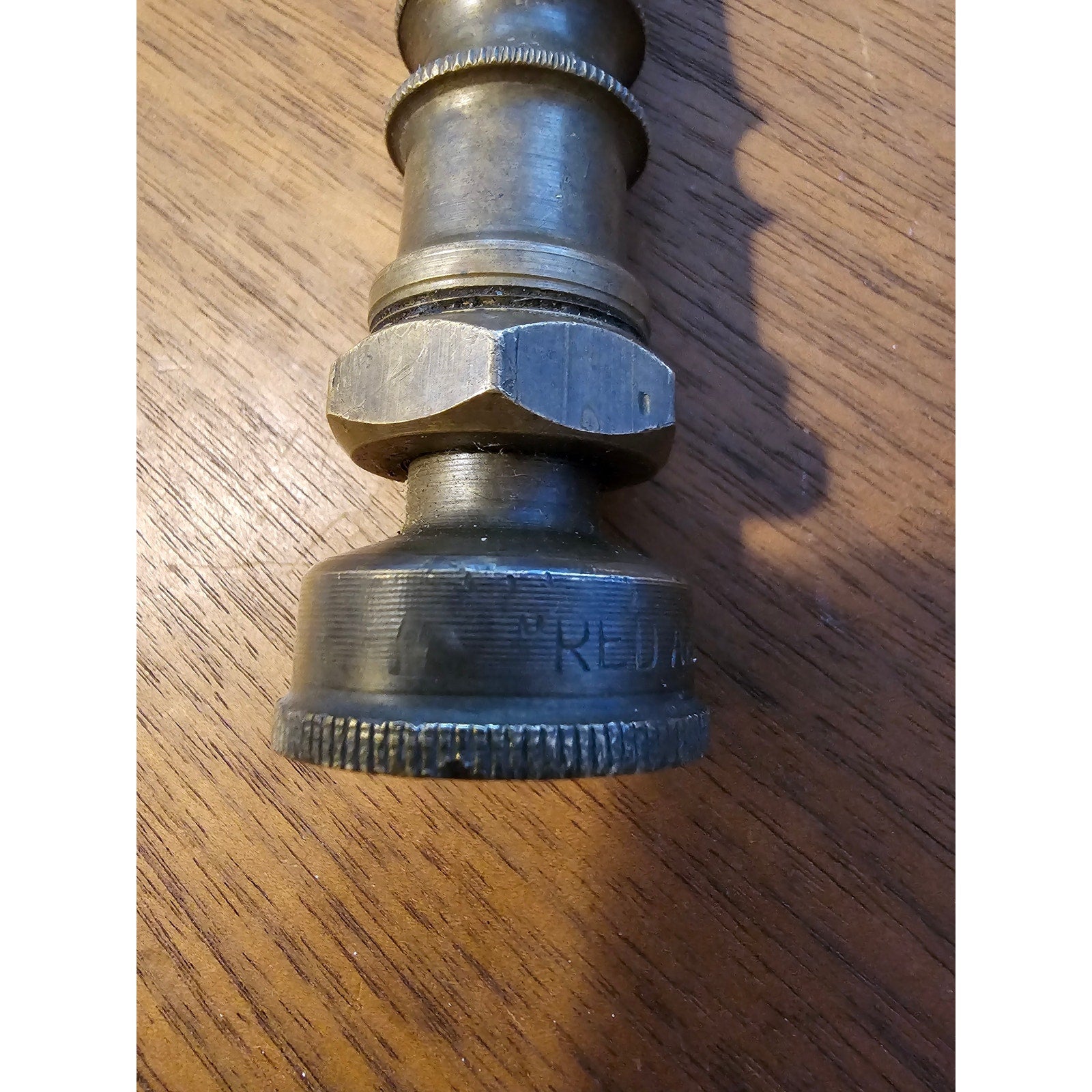 Vintage Red Arrow Brass 4 inch Garden Hose Screw-On Sprinkler Head Nozzle Italy