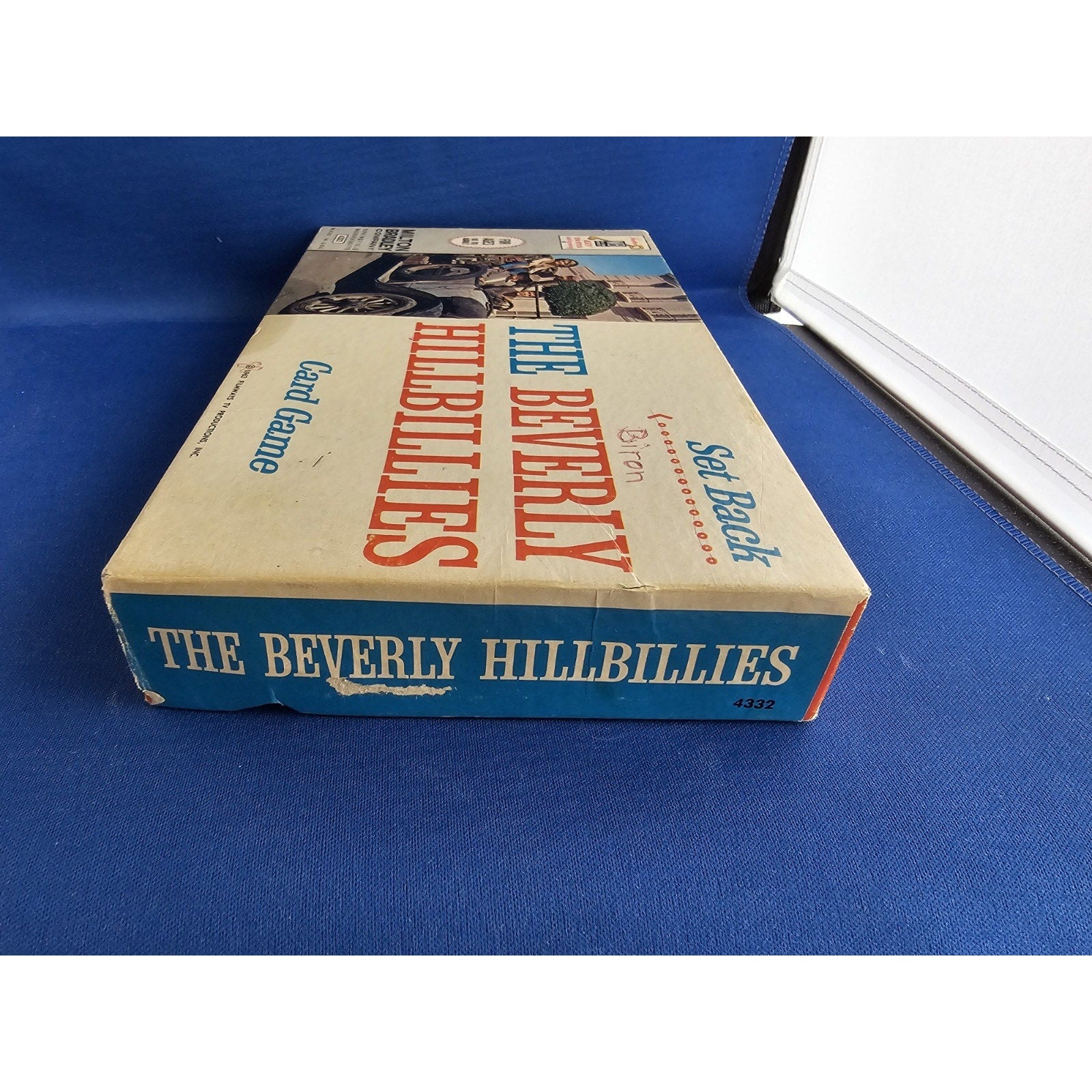 1963 Milton Bradley 4332 - The Beverly Hillbillies Card Game "Set Back" - Box