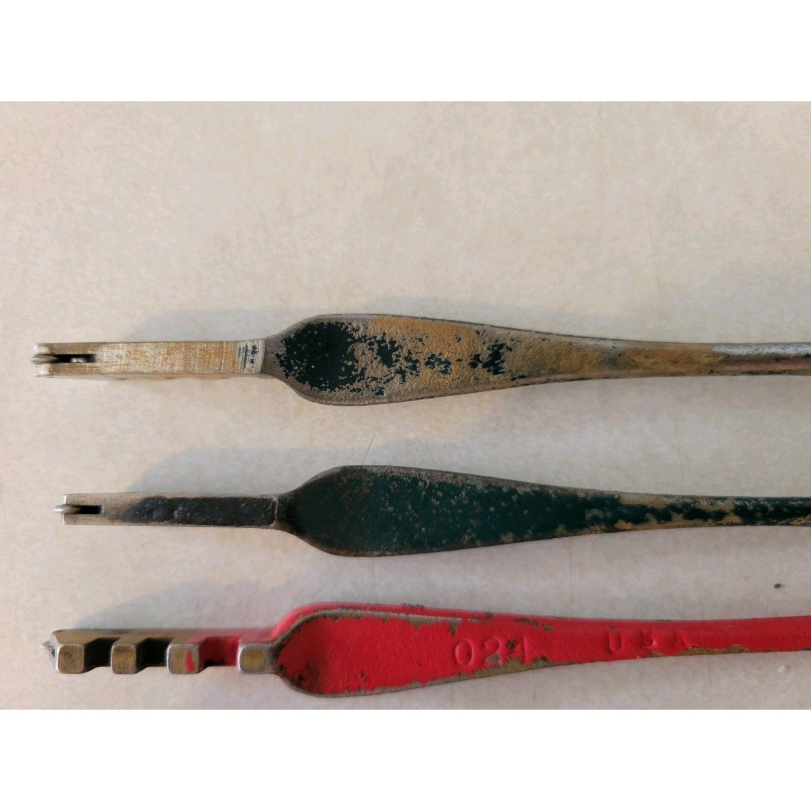 Lot Of 6 Vintage Glass Cutters - Red Devil, Fletcher, Blue Grass - 1023 024 023