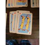 Vintage Whitman No. 3 Crazy Eights Mini Game - 43 Cards w/box instructions