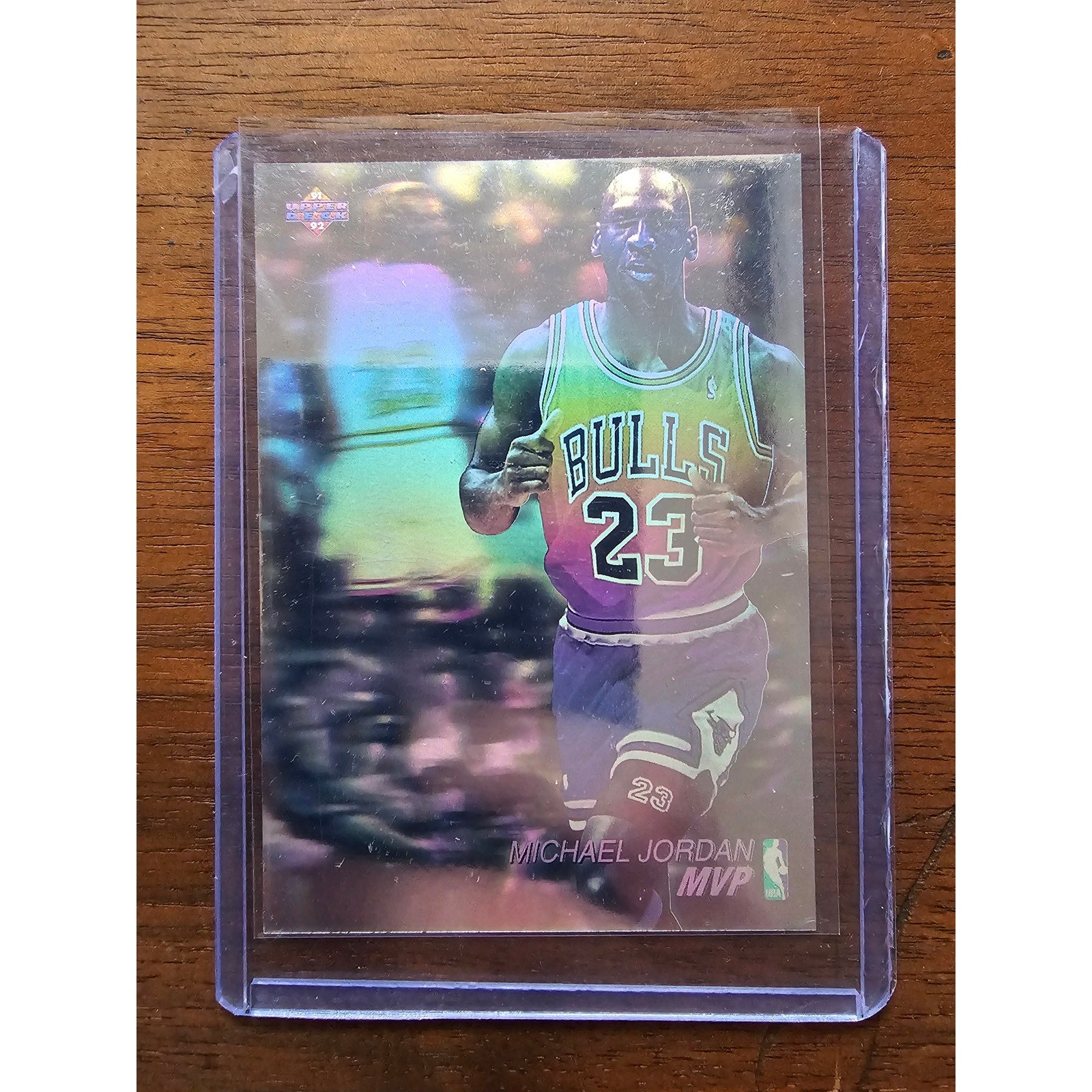 Michael Jordan 1991-1992 Upper Deck #AW4 Hologram - Bulls - NBA - Fresh Pull