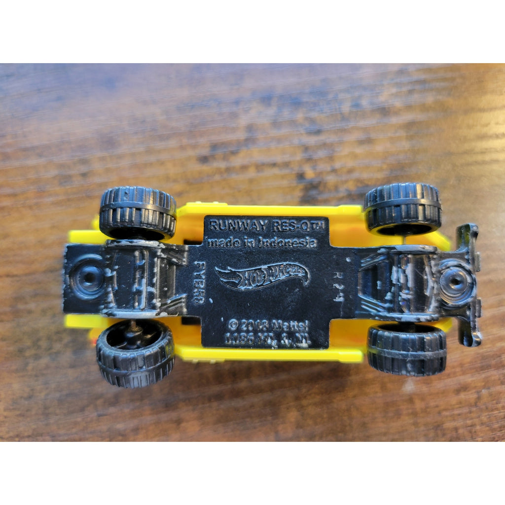 2018 Hot Wheels - Yellow Runway Res-Q - FYB58 - loose