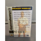 Michael Jordan 1994-1995 Upper Deck #133 - championship Pit Crew - Bulls - NBA