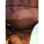 New Loulu Large Canvas Tan/Beige Backpack - Vegan Leather - with Bag