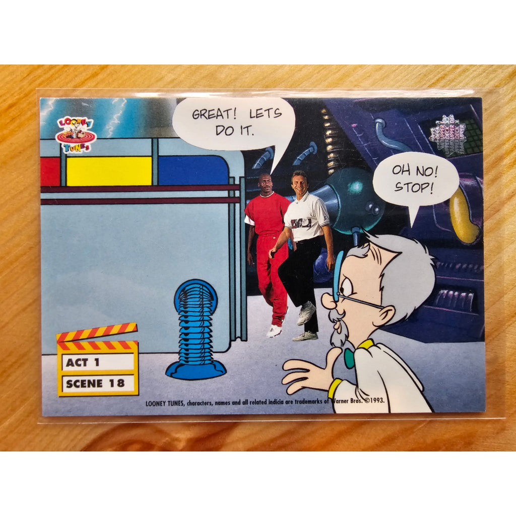 Michael Jordan 1993 Upper Deck Looney Tunes Act 1 Scene 3 - Bugs, Daffy, Gretzky