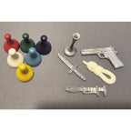 Vintage 1956 Clue Board Game - Replacement Parts - Game Tokens