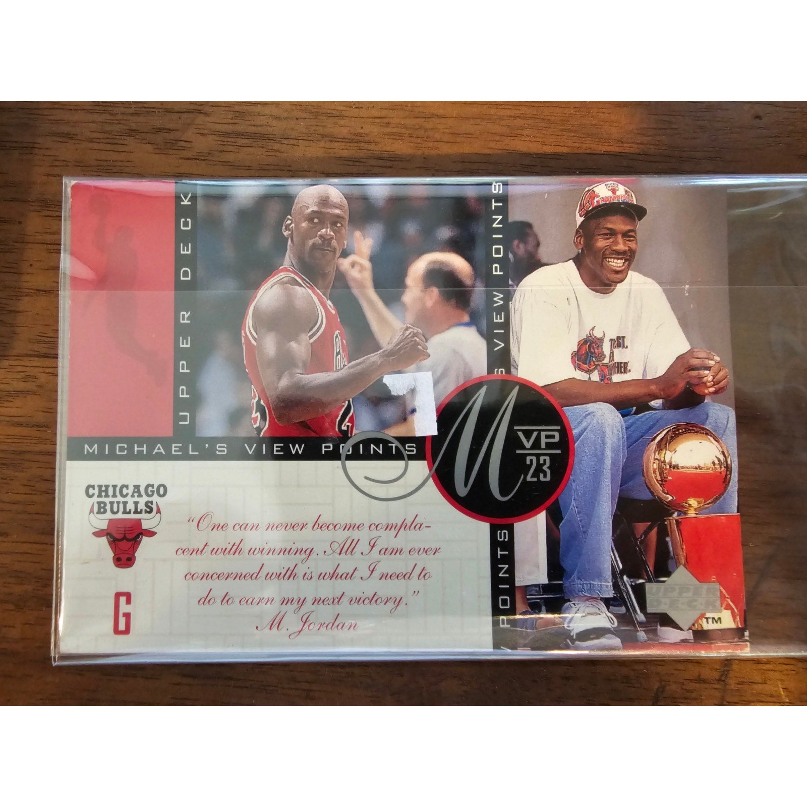 Michael Jordan 1997 Upper Deck #VP10 - View Points - NBA - Jumbo