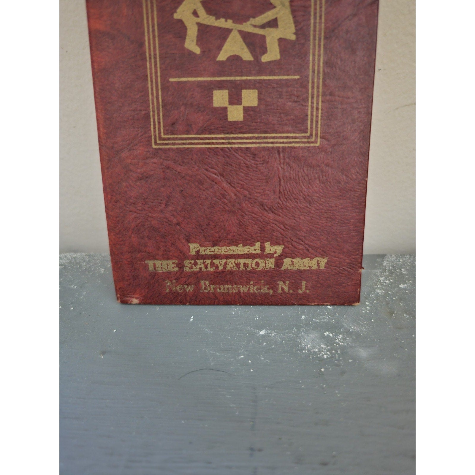 Vintage Non-Skid Checkers Board by The Salvation Army - New Brunswick, NJ