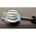 Vintage 8" Black Plastic Handled Double Ended Melon Baller/Curler