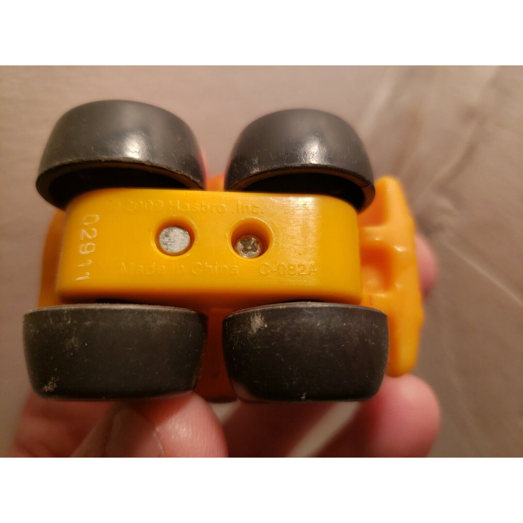 2009 Tonka Lil Chuck & Friends Plastic Toy Orange Car - Hasbro 02911 C-082A