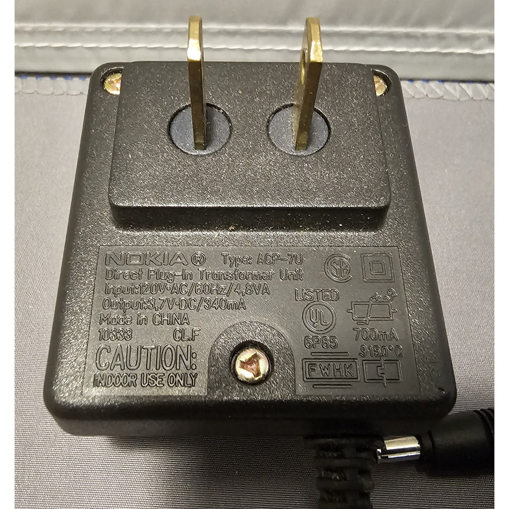 NOKIA ACP-7U Power Supply AC 120 V Adapter Wall Charger 3.7V 350mA OEM