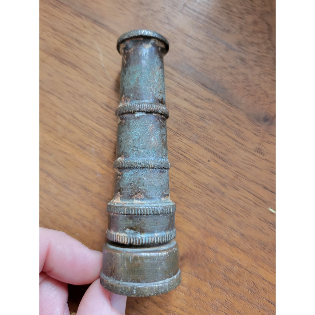 Vintage Brass 4 inch Garden Hose Screw-On Sprinkler Head Nozzle