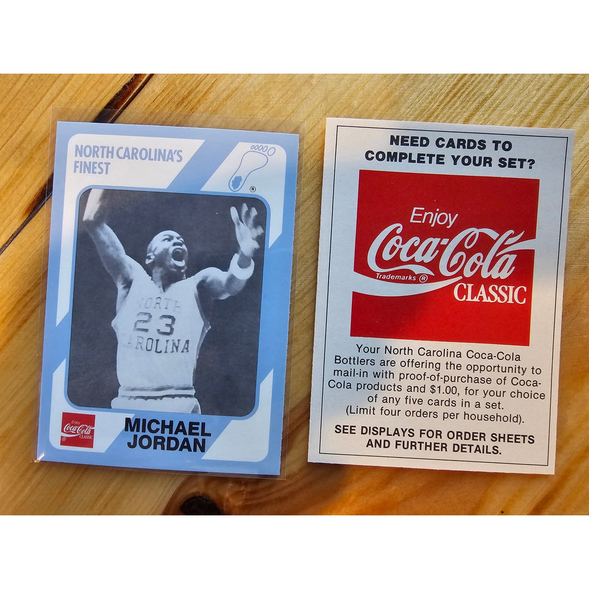 Michael Jordan 1989 Collegiate Collection #65 - Carolina's Finest - Fresh Pull