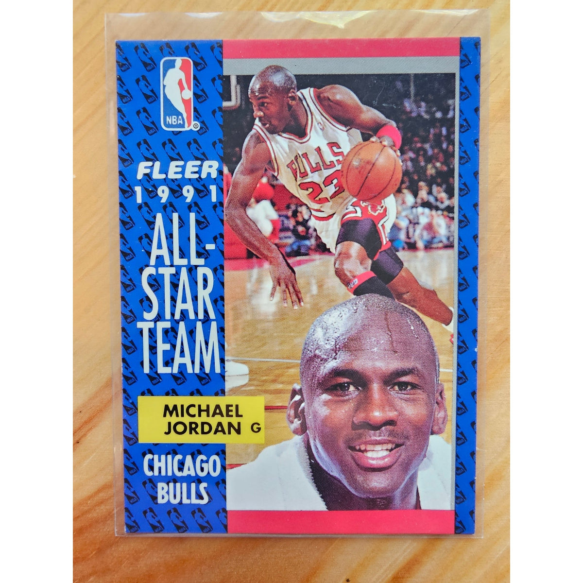 Michael Jordan 1991-1992 Fleer #211 - All Star - Chicago Bulls - NBA