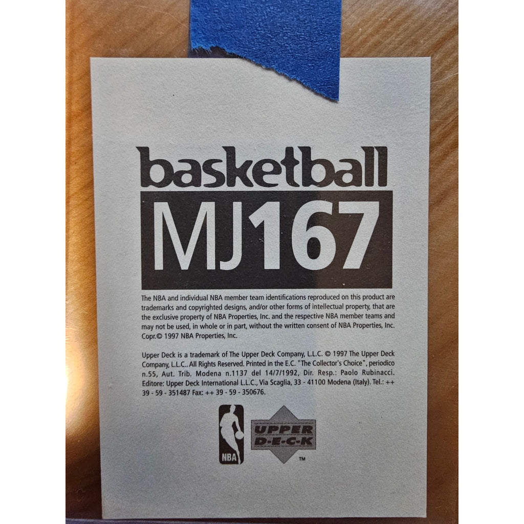 Michael Jordan 1997-1998 Upper Deck Catch 23 Sticker #MJ167 - Bulls - NBA