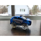 Mindscope Blue Battery Operated Light Up Trax Car - Police Vehicle