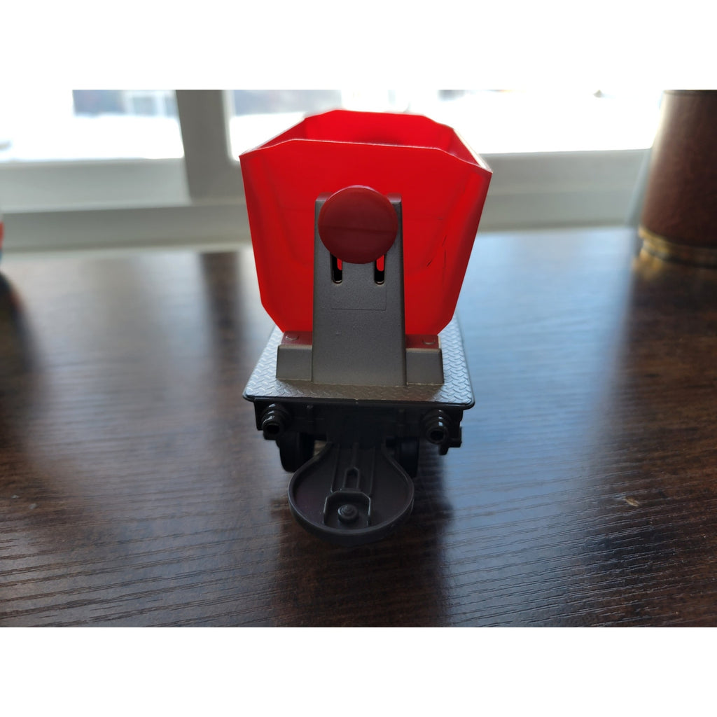 Toy Caterpillar Construction Express Train Set #6454/6455 - Red Dump Car