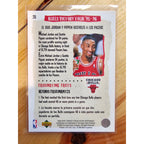Michael Jordan 1996-1997 Upper Deck #26 Win #46 - Chicago Bulls - NBA - Pippen