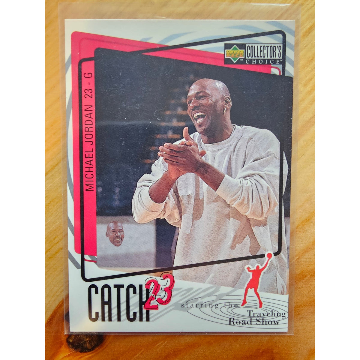 Michael Jordan 1997-1998 Upper Deck Catch 23 #190 - Chicago Bulls - NBA