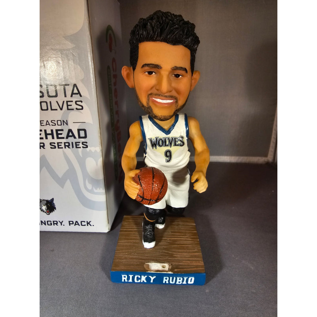 Ricky Rubio Cherry Berry Bobblehead Figure Minnesota Timberwolves SGA - 2015-16