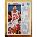 Brian Shaw 1992-1993 Upper Deck #189 - Miami Heat - Michael Jordan shown - NBA