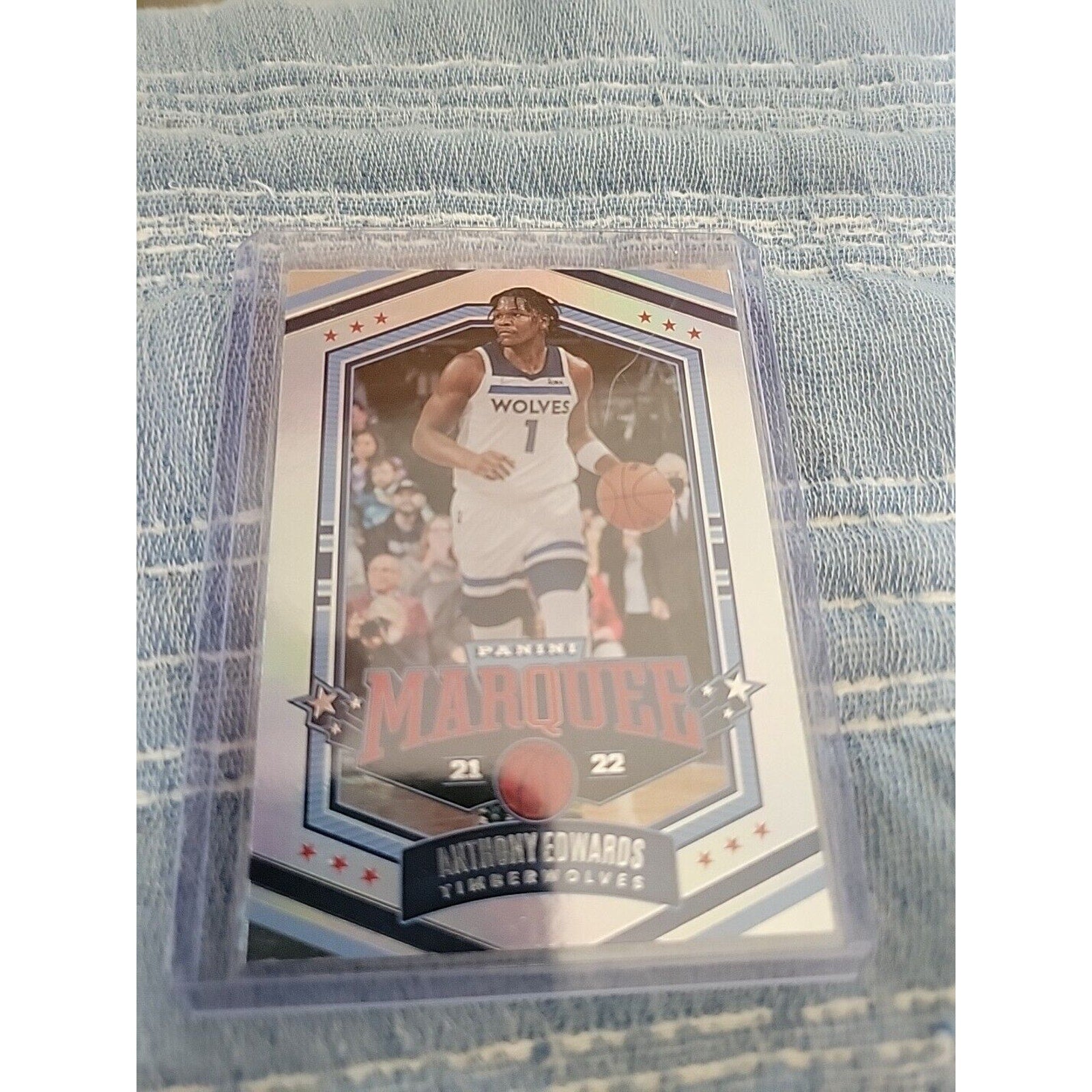 Anthony Edwards 2021-22 Panini Chronicles Marquee #355 - Minnesota Timberwolves