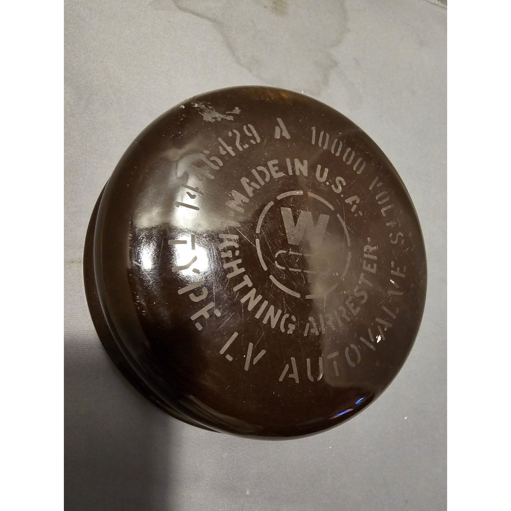 Vintage Westinghouse Autovalve Lightning Arrester Cap Only