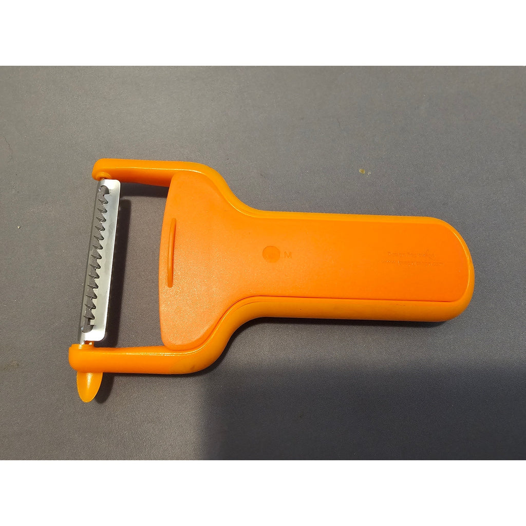 Joseph Joseph SafeStore Orange Vegetable Peeler/Slicer - 5-1/2" long