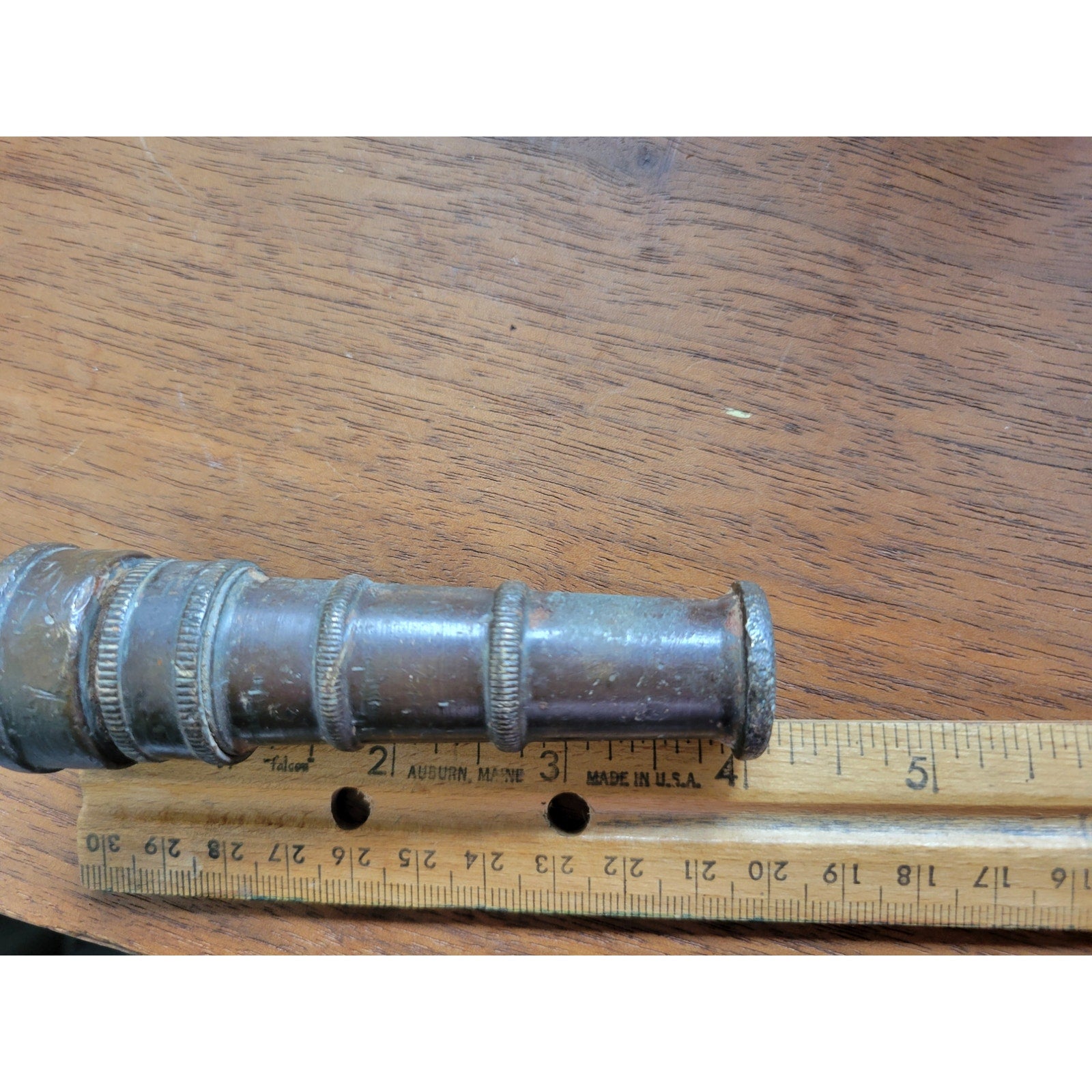 Vintage Brass 4 inch Garden Hose Screw-On Sprinkler Head Nozzle