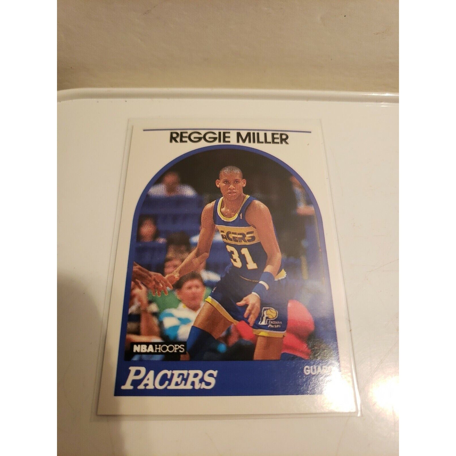 Reggie Miller 1989-1990 NBA Hoops #29 - Indiana Pacers - HOF
