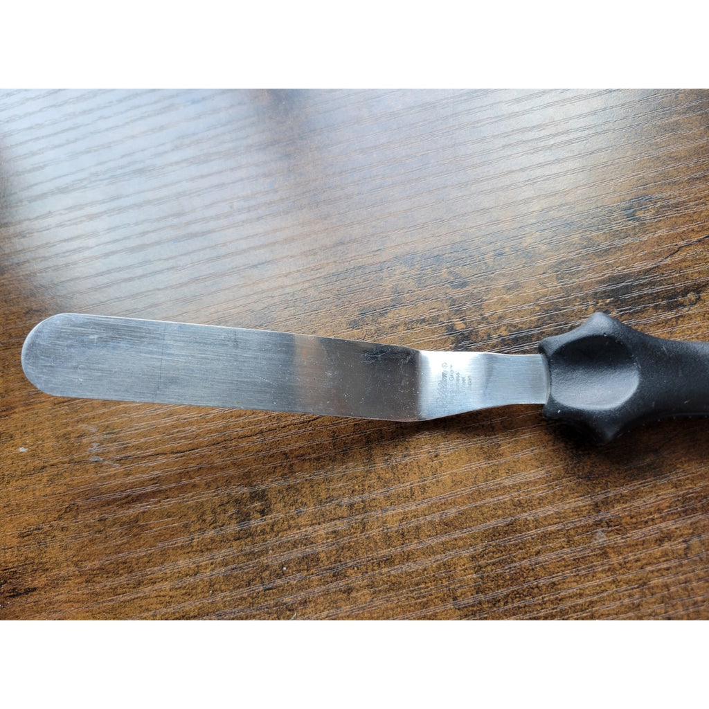 Vintage Wilton Comfort Grip Frosting Spatula - 9" - Black - Japan
