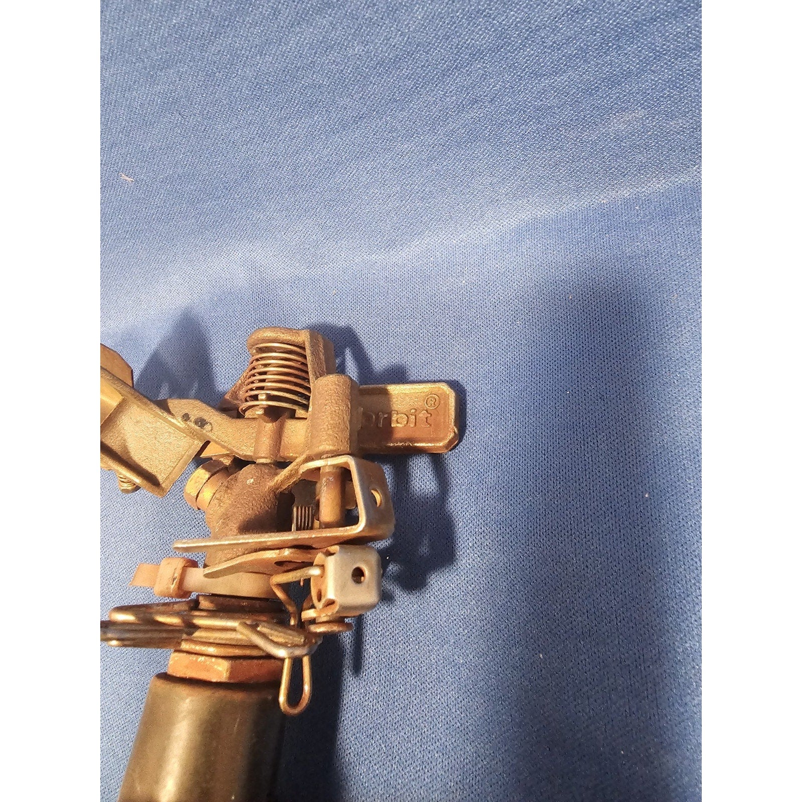 Orbit Green Brass/Metal Impact Sprinkler - Impulse Rotor Lawn Irrigate Ground