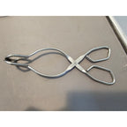 Vintage Ekco 7-3/4" (inch) Stainless Steel Tongs - USA