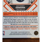 Anthony Edwards 2024-2025 Panini Haunted NBA Hoops #290 - Tribute - Timberwolves