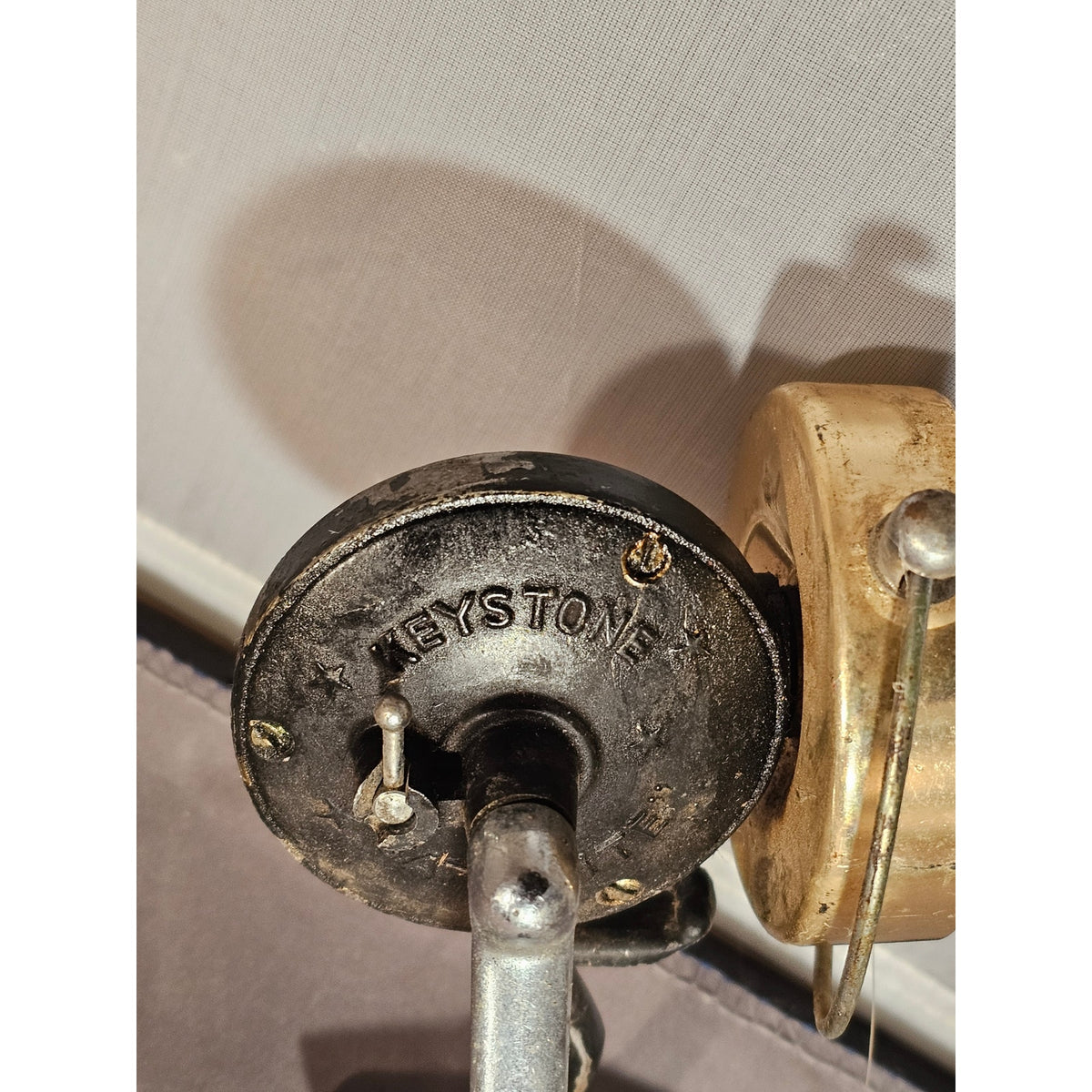 Vintage Keystone Satellite X17 Fishing Reel - Open Faced - Made in Japan