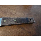 Vernco Stainless Steel 9-1/2" Ice Cream Scoop w/Rivet Wood Handle - Japan - AAA