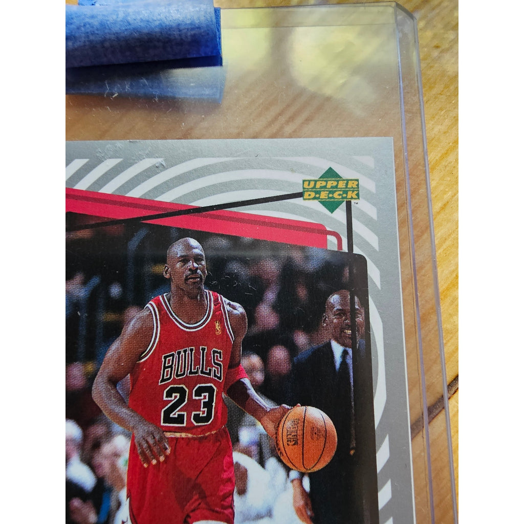 Michael Jordan 1997-1998 Upper Deck Catch 23 Sticker #MJ158 - Bulls - NBA