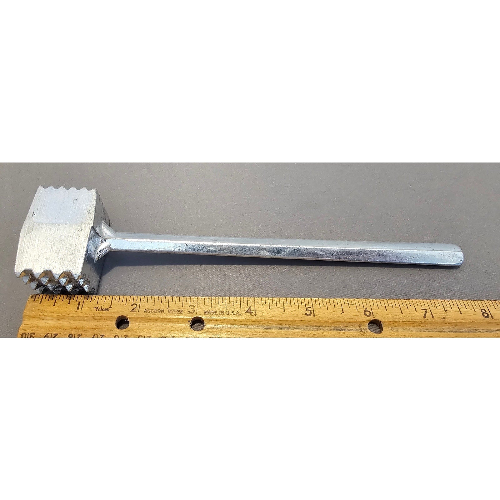 Vintage Ekco 2 - Aluminum 8" Meat Tenderizer - Fine/Coarse Pounder - Taiwan