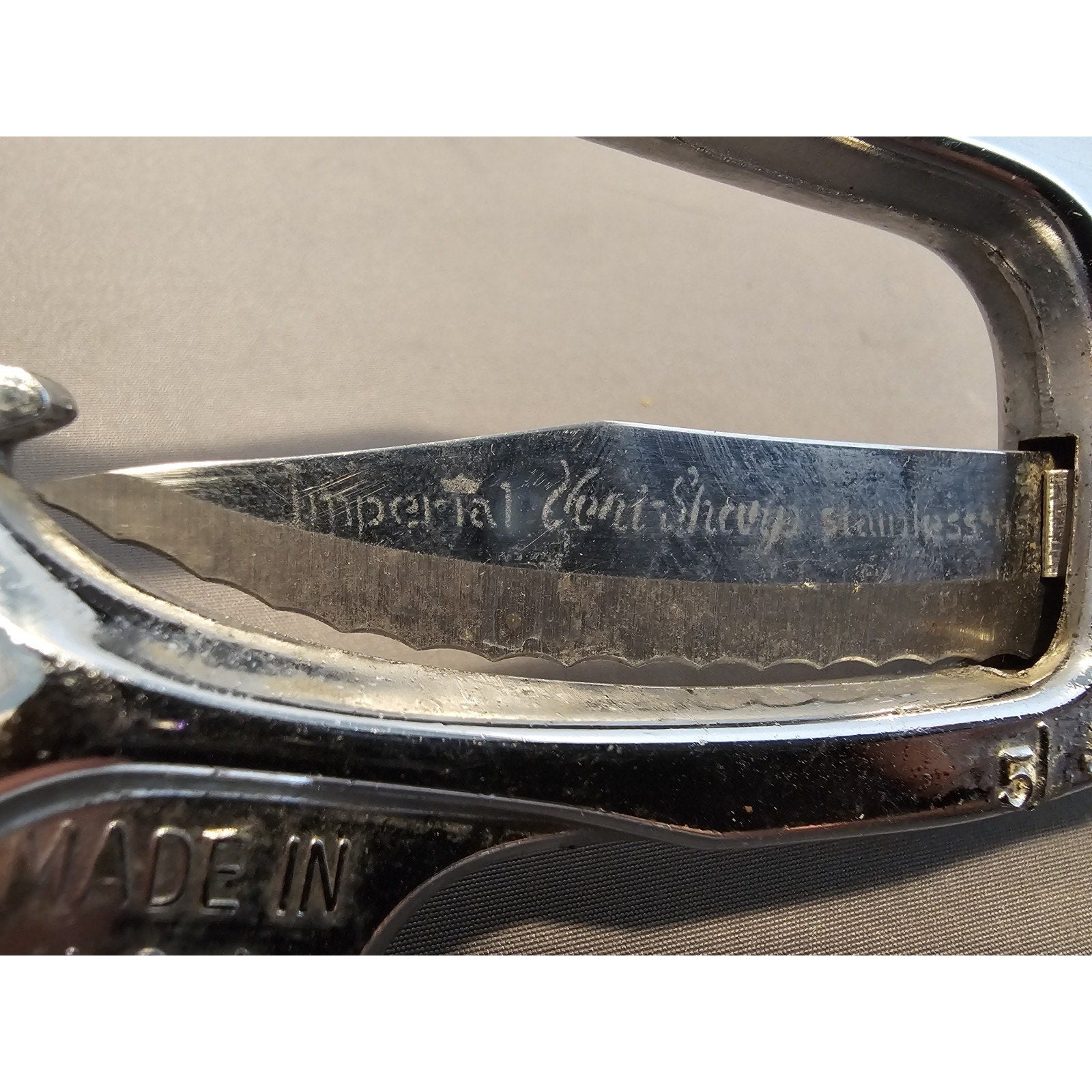 Vintage Imperial Fish Master Scaler with Built-in Knife and Ruler Combo