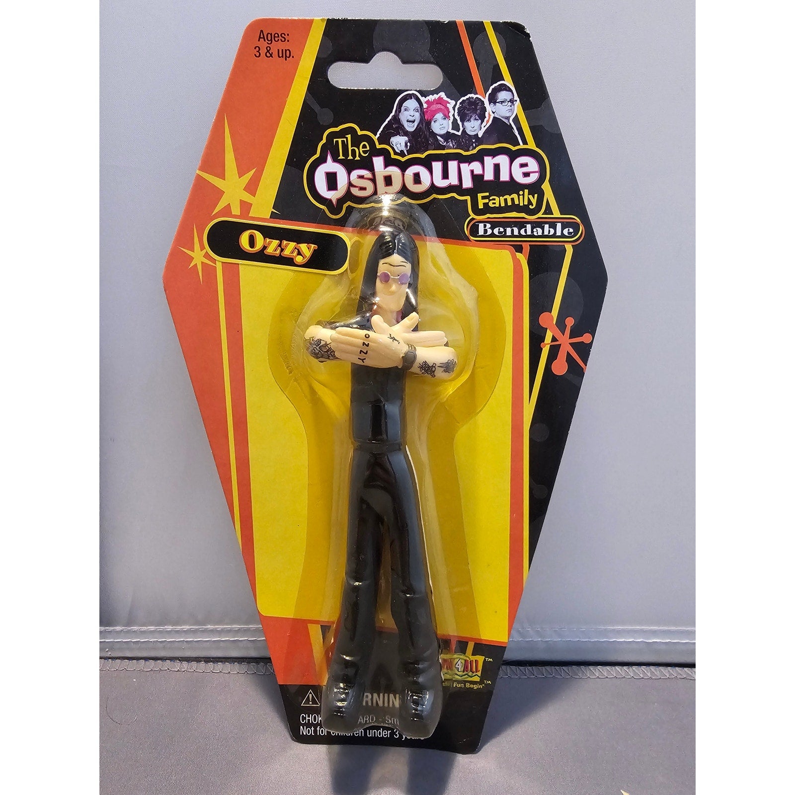 2002 The Osbourne Family Bendable Ozzy #28600 - Joks Fun4All - Factory Sealed