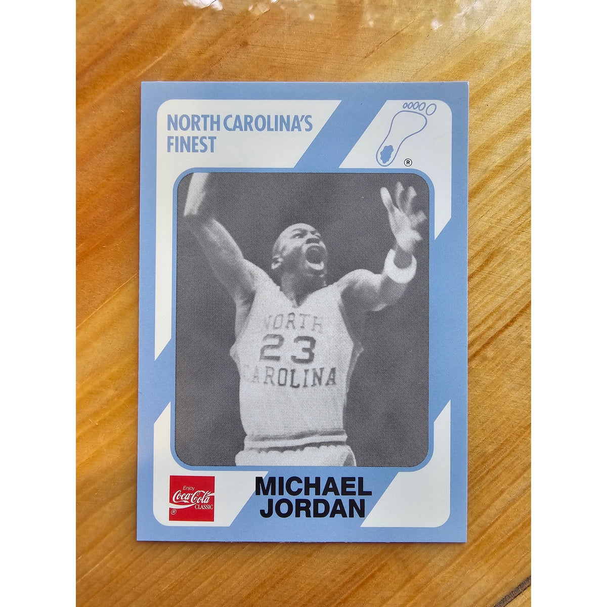 Michael Jordan 1989 Collegiate Collection #65 - Carolina's Finest - Fresh Pull