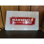 Vintage Mansfield Extra Milage Tires - Gas Station Metal Display Sign