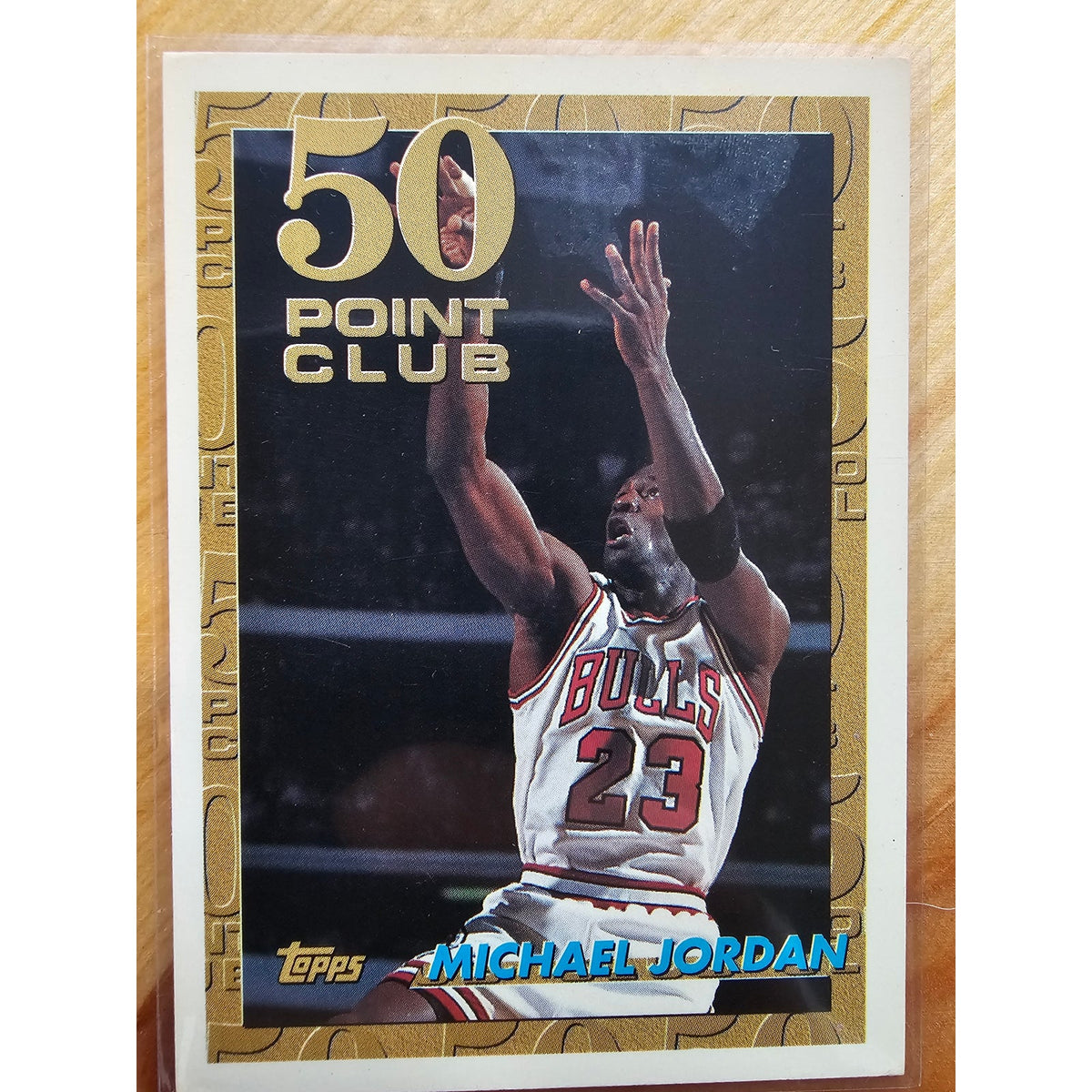 Michael Jordan 1993-1994 Topps #64 50-Point Club - Chicago Bulls - NBA
