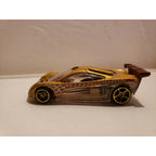 2001 Mattel Hot Wheels HW Prototype 12 Safari Leopard Print Bronze Gold Yellow